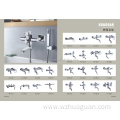 Fashionable basin faucet with single handle